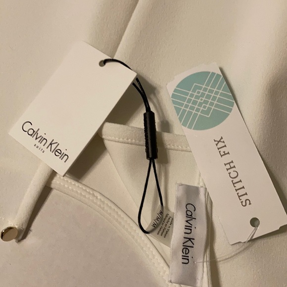 [Calvin Klein] Kanabe Ruffle Detail Knit Top - Picture 7 of 13